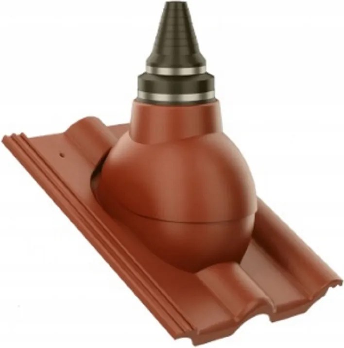 Antenna Átjáró Tetőcserép Braas Román Gesztenye