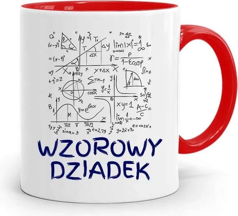 Piros Bögre Nagypapa Napjára Mintás Nagypapa nyomott mintával