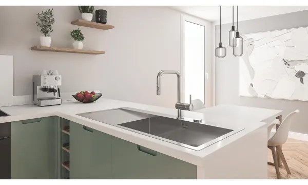 GROHE 32322DC2 - A mosogató csaptelep, rozsdamentes acél