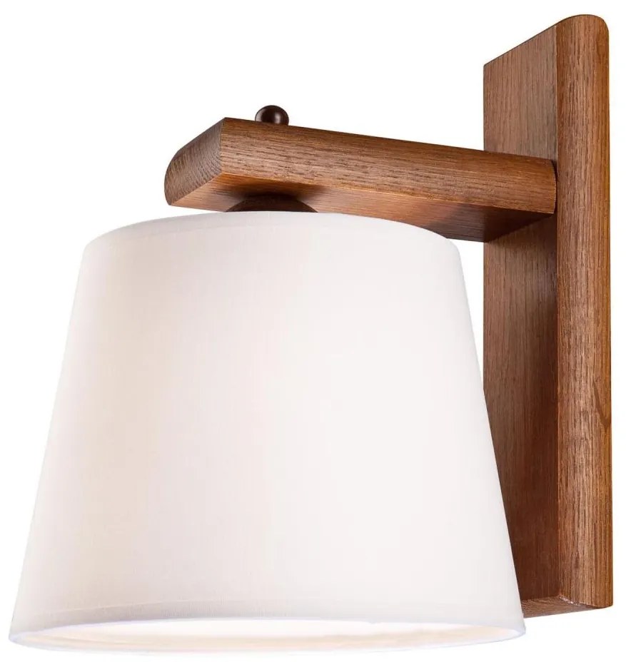 Fali lámpa 1xE27/60W/230V tölgy mintával