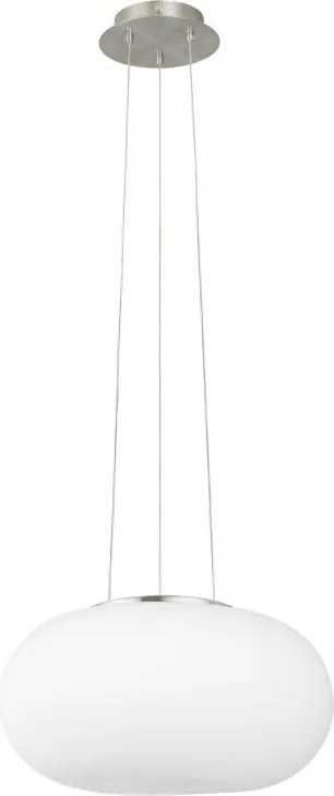 EGLO 86814 OPTICA Modern Függesztett Lámpa Fehér, Nikkel E27 IP20