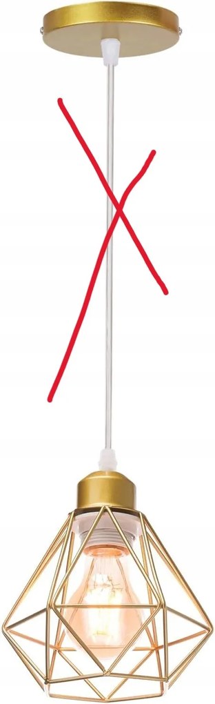 Tokius Retro stílusú mennyezeti lámpa E27, 16 cm 1db !!!fehér Színű!!!