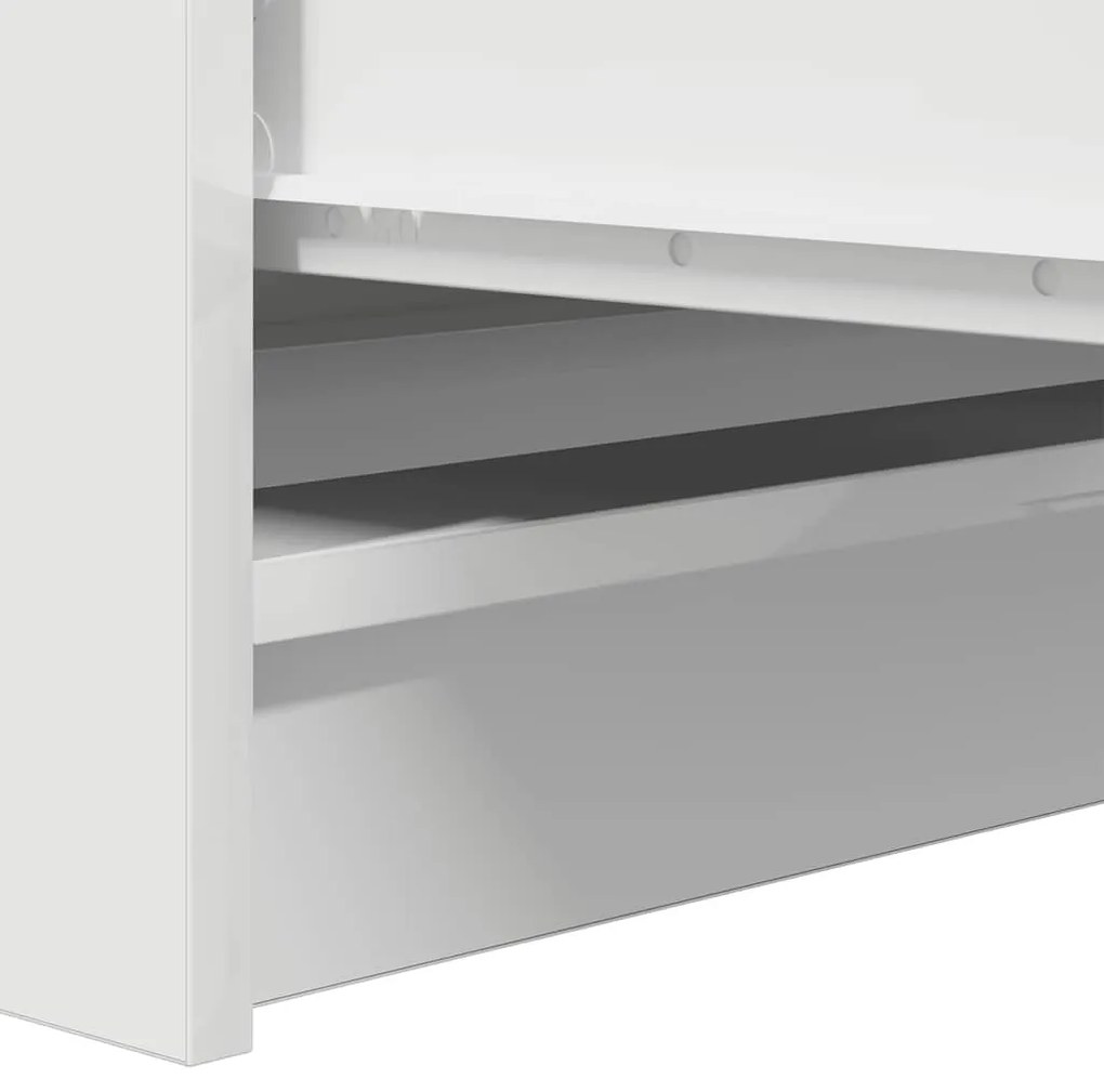 fehér szerelt fa tálalószekrény 37,5x35x76 cm