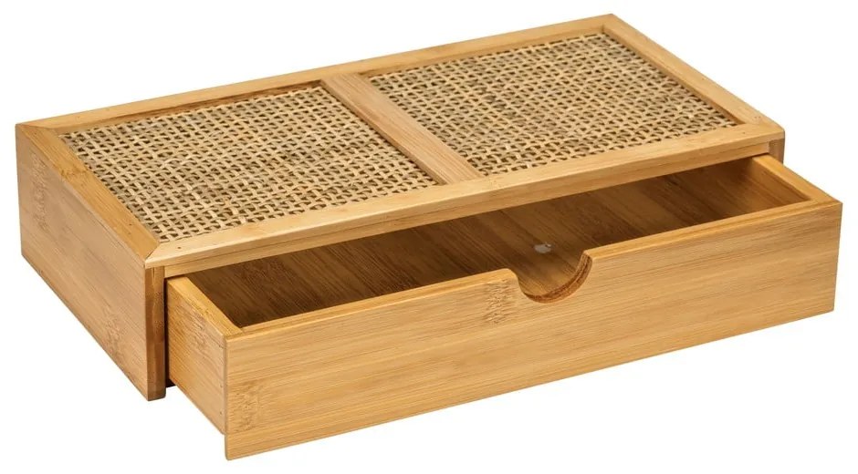 Allegre bambusz fürdőszobai rendszerező, 28 x 6 cm - Wenko