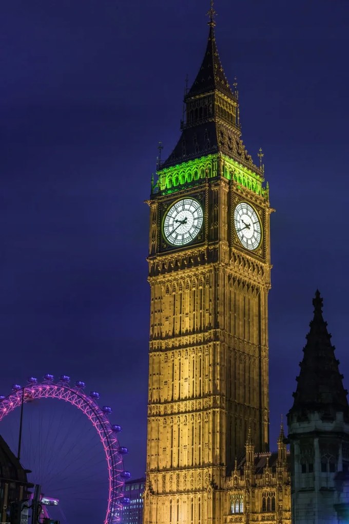 Poszter 61x91,5cm Big Ben éjszaka 2, Assaf Frank