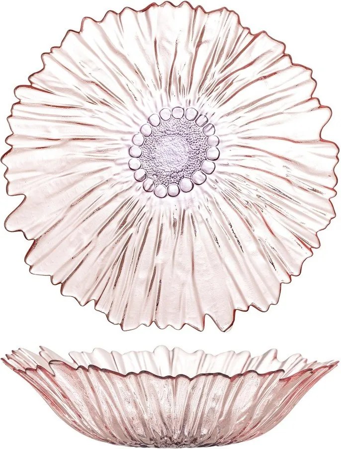Világos rózsaszín üveg tál ø 31 cm Mariko – Bloomingville