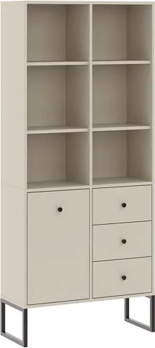 LINEA 1 ajtós, 3 fiókos szekrény | Kasmír