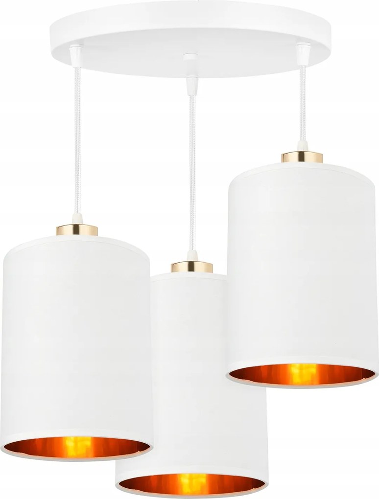 Mennyezeti Függőlámpa Csillár Plafon fehér arany