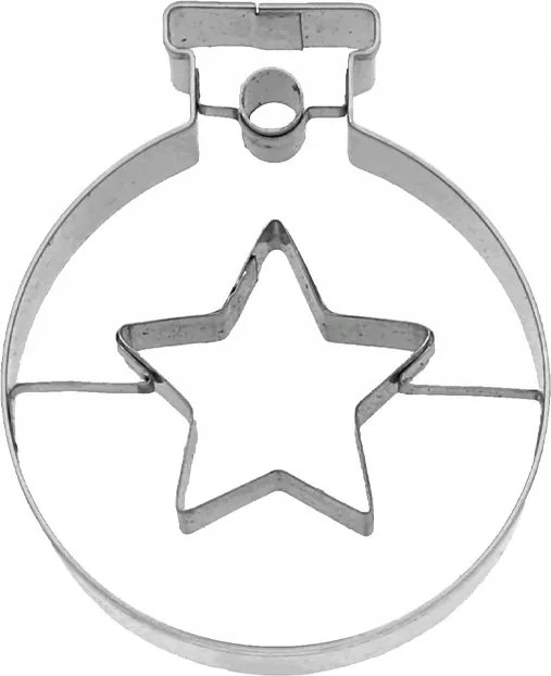 Mézeskalács lyukasztó forma csillaggal 6cm Birkmann