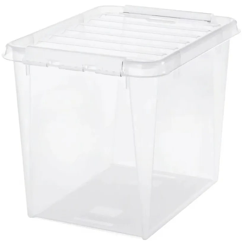 SmartStore Tárolódoboz fehér kapcsokkal Classic,52 l, 52 l