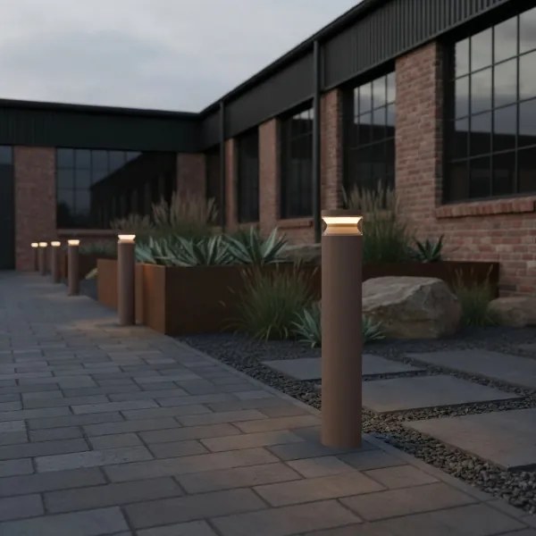 Ideal Lux - LED Kültéri lámpa BOEING LED/14W/230V átm. 70 cm IP65 barna