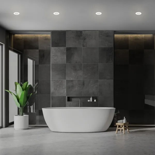 Brilo - KÉSZLET 4x LED Fürdőszobai beépíthető lámpa LED/4,9W/230V IP44 fehér