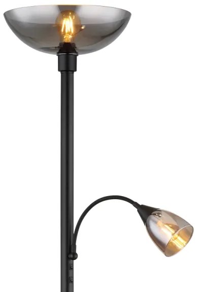 Globo 58903 - Állólámpa BLADE 1xE27/60W/230V + 1xE14/40W