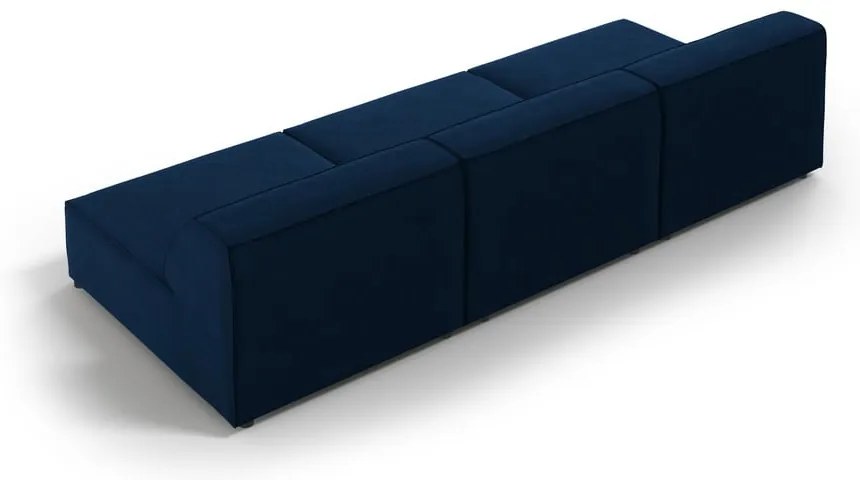 Sötétkék bársony kanapé 240 cm Jodie – Micadoni Home