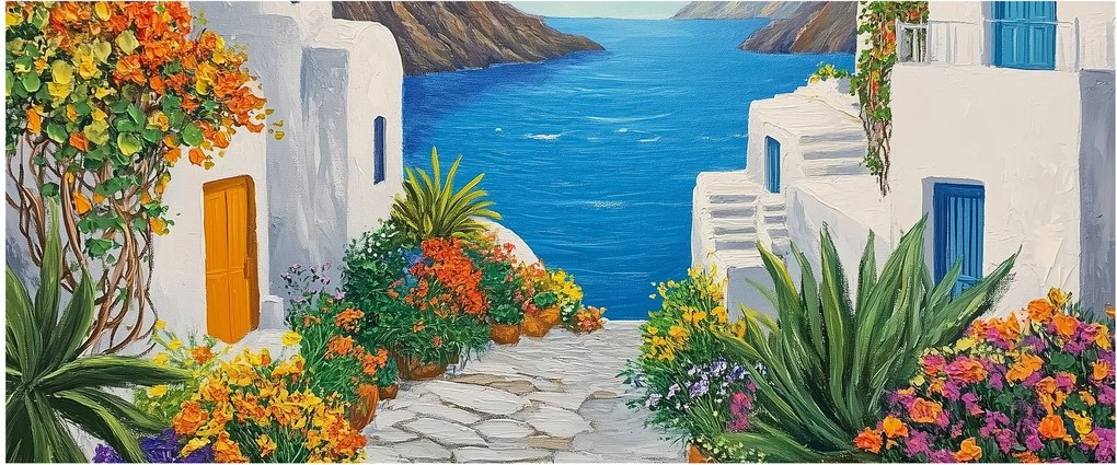 Kép - Görög sikátor (120x50 cm)