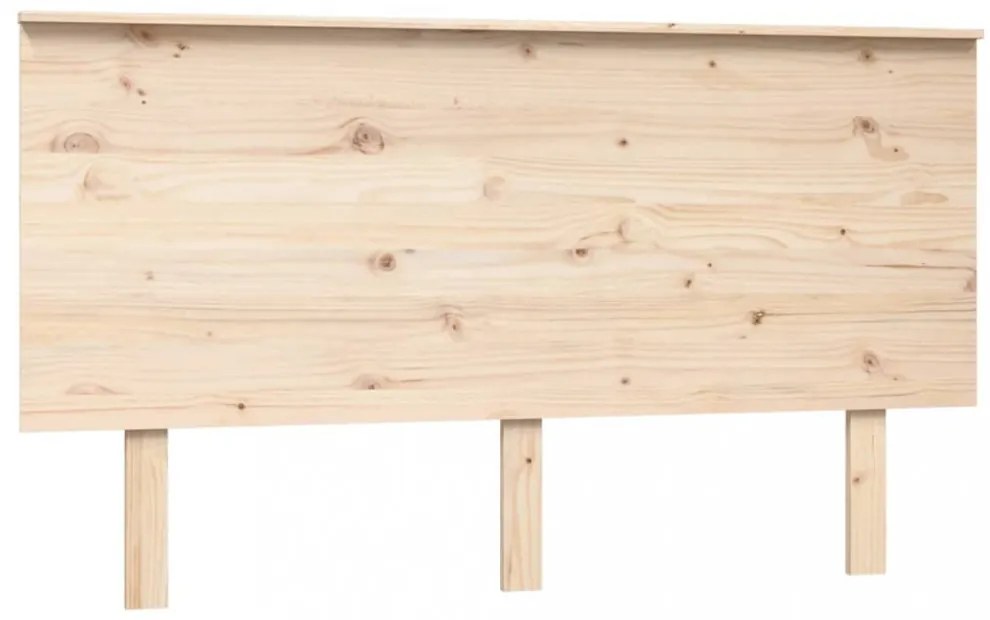 tömör fenyőfa ágy fejtámla 144x6x82,5 cm