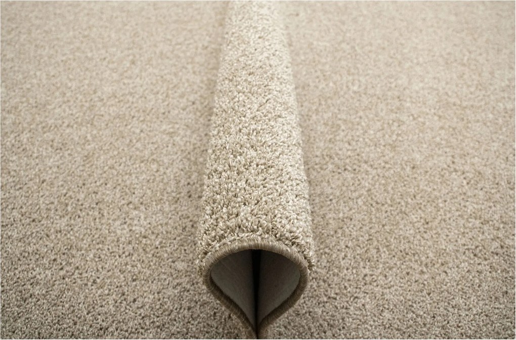 Bézs Krémszínű Melange Puha Shaggy Szőnyeg Sphinx Filcből 350x400 cm