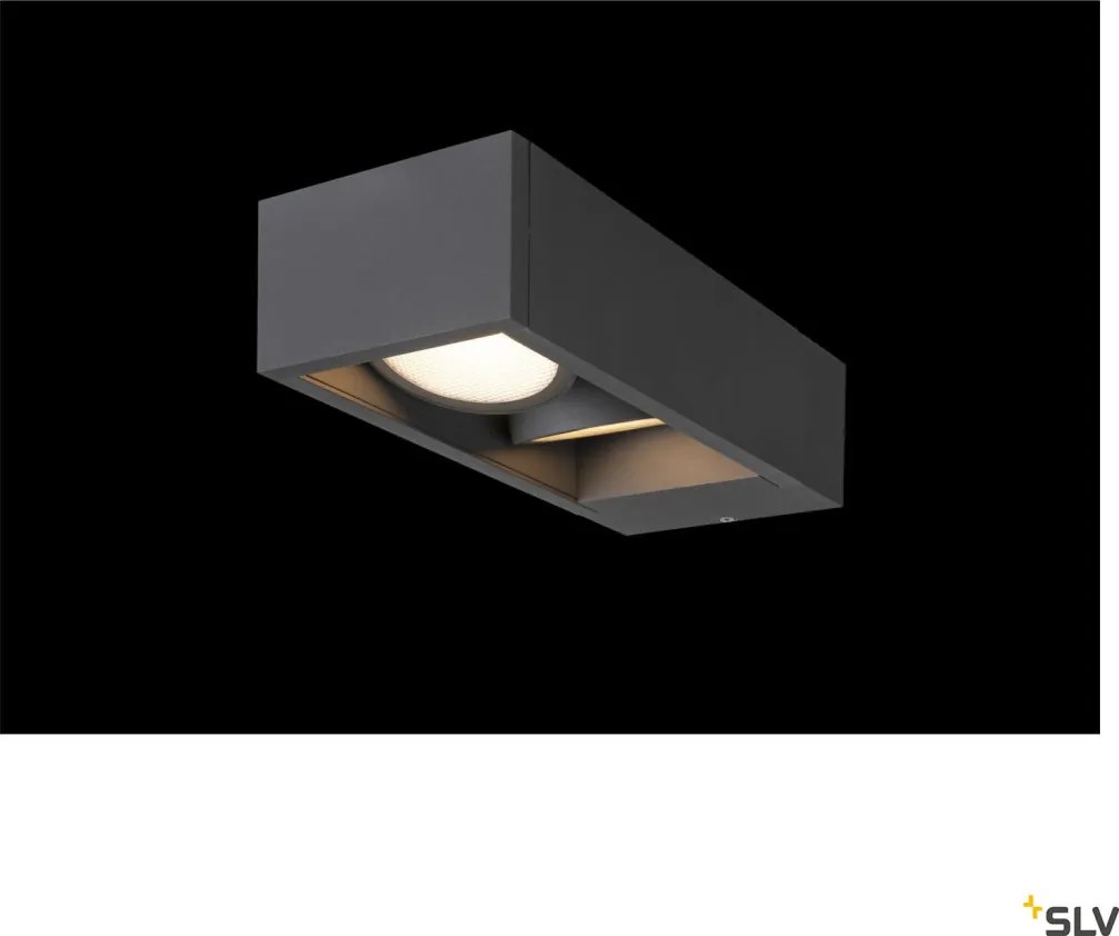 SLV 1004748 ESKINA Modern Kültéri Fali Lámpa Antracit LED IP65