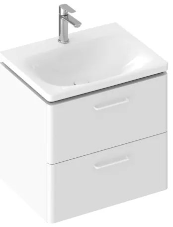 Ravak XJX01250000 - Süllyesztett mosdó BALANCE 50 x 46,5 cm kerámia/fehér