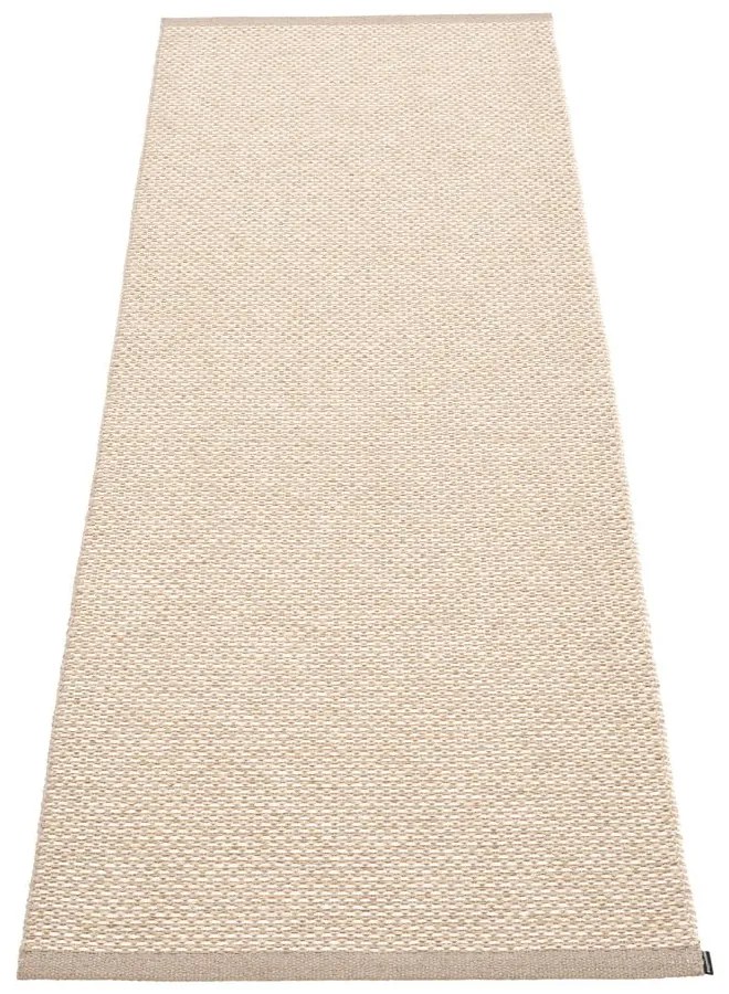 Krémszínű kültéri-beltéri futószőnyeg 70x200 cm Effi Mud – Pappelina