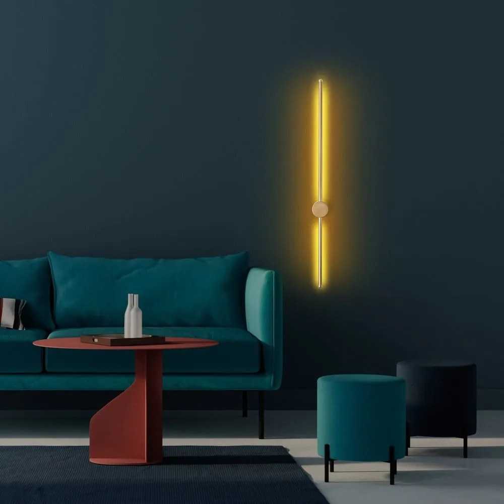 Aranyszínű LED fali lámpa Sword – Opviq lights