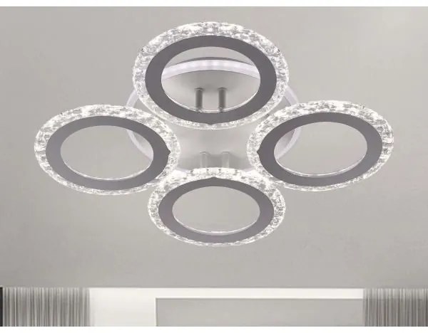 LED Dimmelhető felületre szerelhető csillár LED/55W/230V 3000-6500K + távirányító