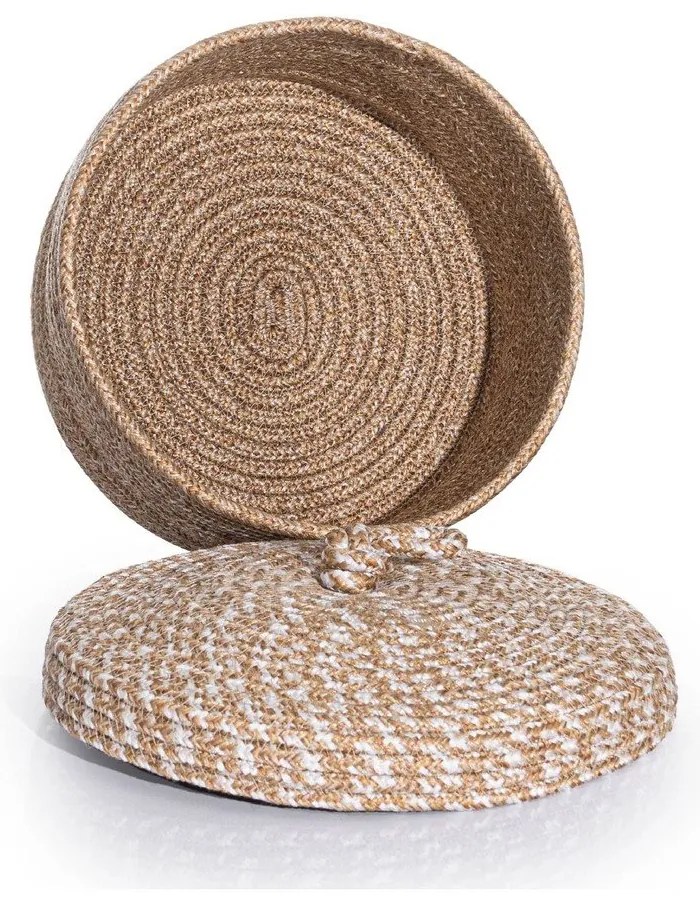Fedeles-dekoratív textil tárolódoboz – Mioli Decor