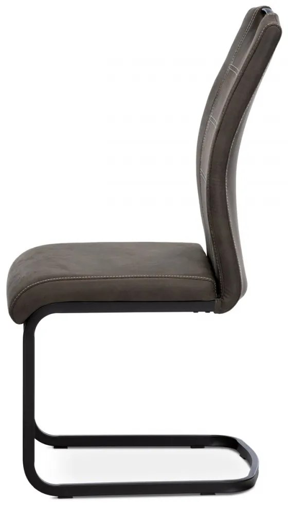 Scaun modern cu bază de sanie gri Dcl-413