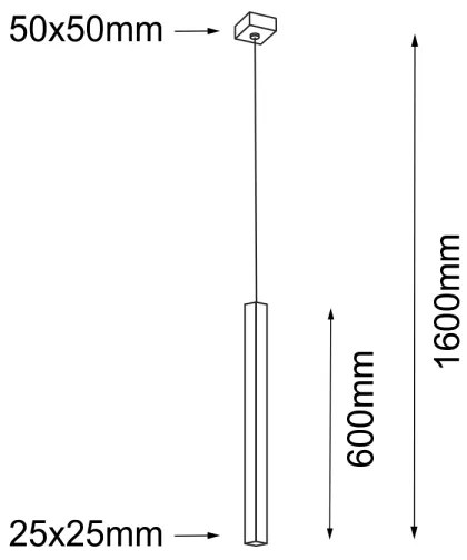 Shilo 7986 - Csillár zsinóron AOMORI 1xG9/10W/230V