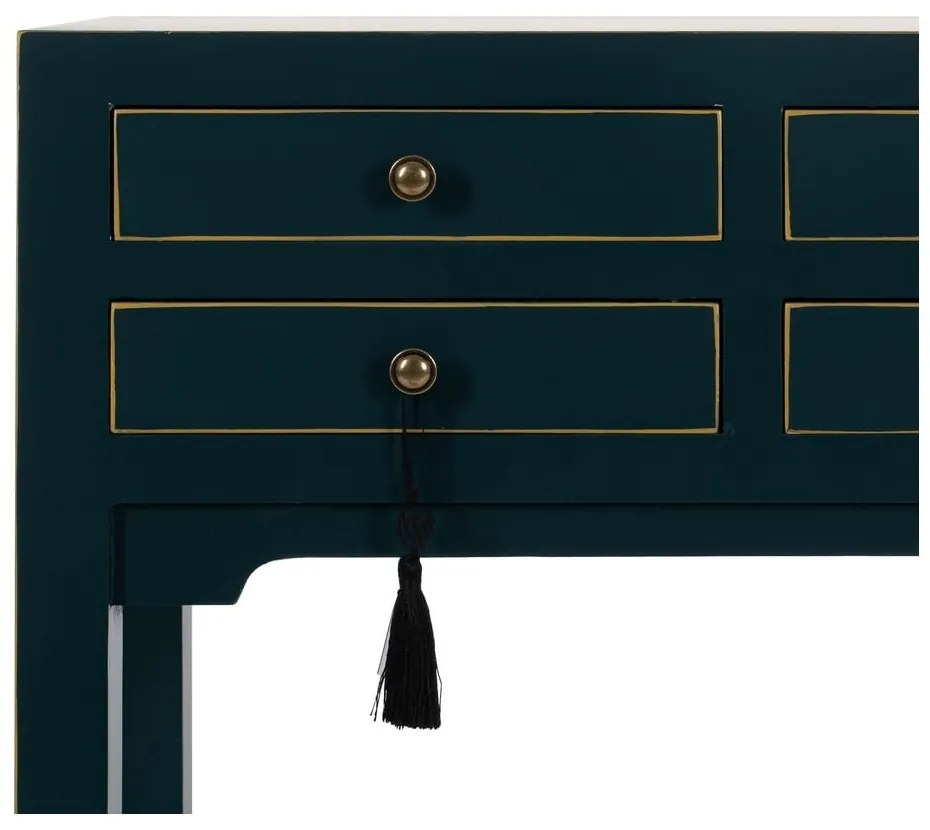 Kék konzolasztal 26x85 cm Diana – Ixia