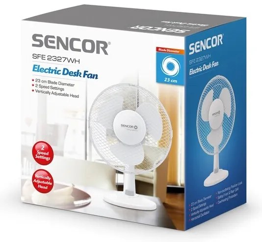 Sencor SFE 2327WH asztali ventilátor, fehér