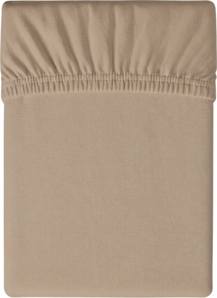 Mikroszálas lepedő MICROVELLE bézs 90x200 cm