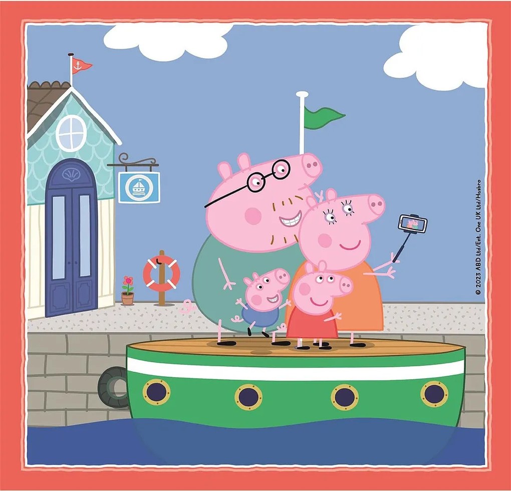 Peppa malac Relaxing 3x48 db-os puzzle Clementoni