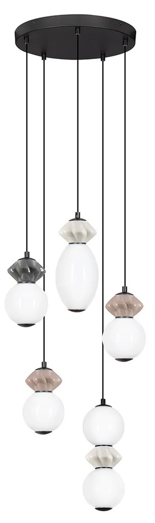 Pallina LED több ágú függesztett lámpa