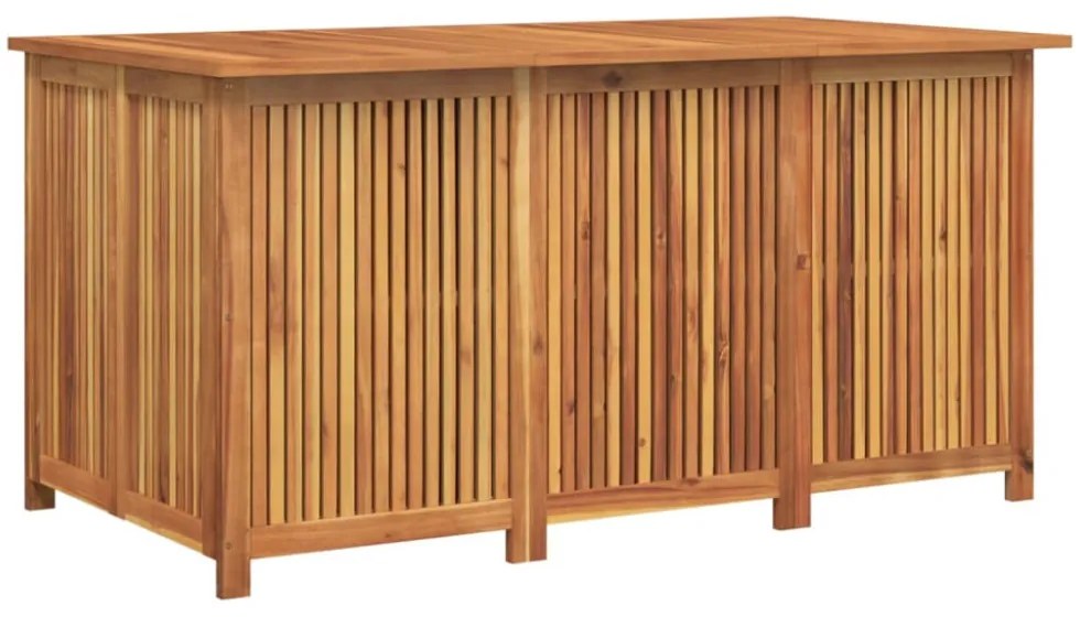 tömör akácfa kerti tárolóláda 150x80x75 cm
