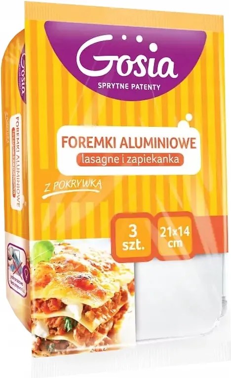 Alumínium öntőformák Gosia 3db 21x14 cm