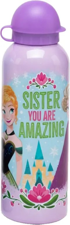 Disney Jégvarázs Amazing Sister alumínium kulacs ívókupakkal 500 ml