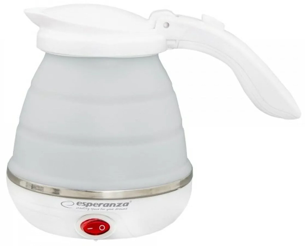 Vízforraló Esperanza EKK023  Fehér Rozsdamentes acél Műanyag 750 W 0,5 L