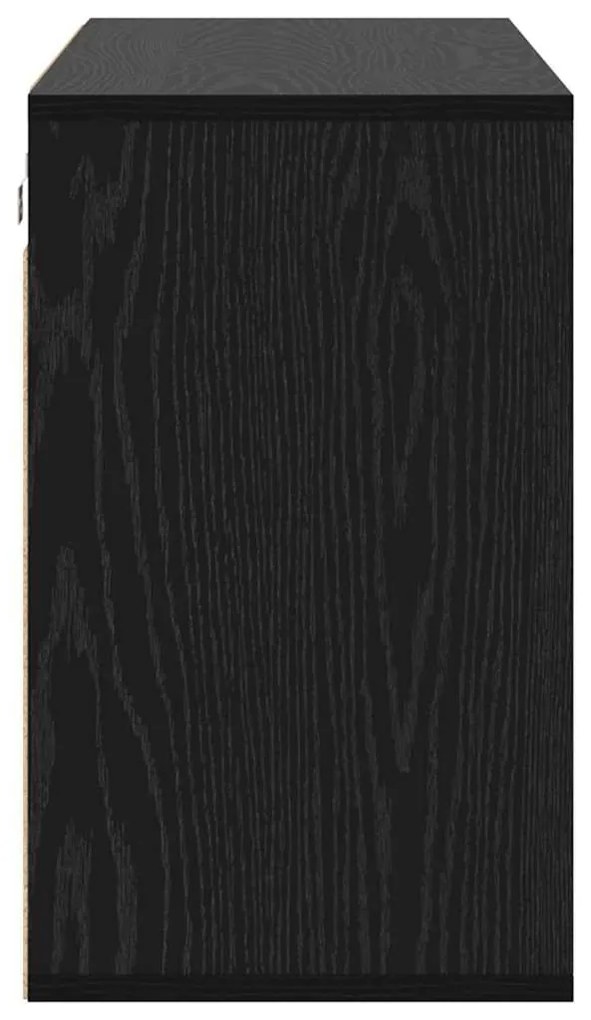Cipősszekrény polcokkal Musta tammi 103 x 30 x 51 cm Faanyag