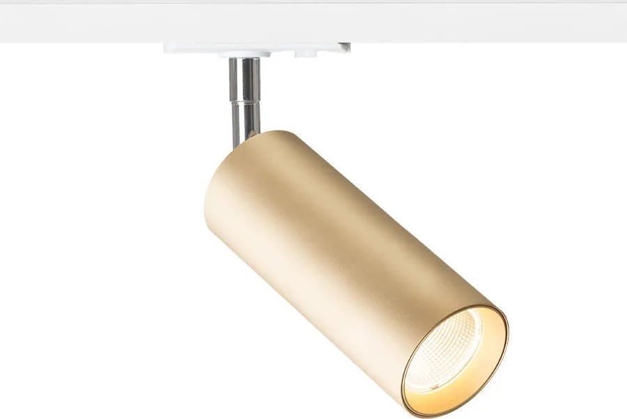 RENDL MAVRO egyáramkörös sínre aranysárga 230V LED 12W 38° 3000K