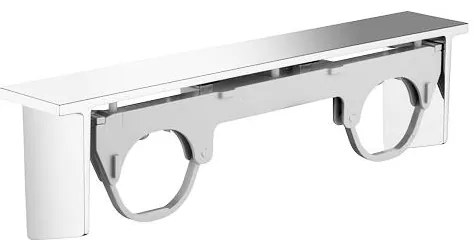 GROHE 18608001 - GROHTHERM 2000 polc, fényes króm