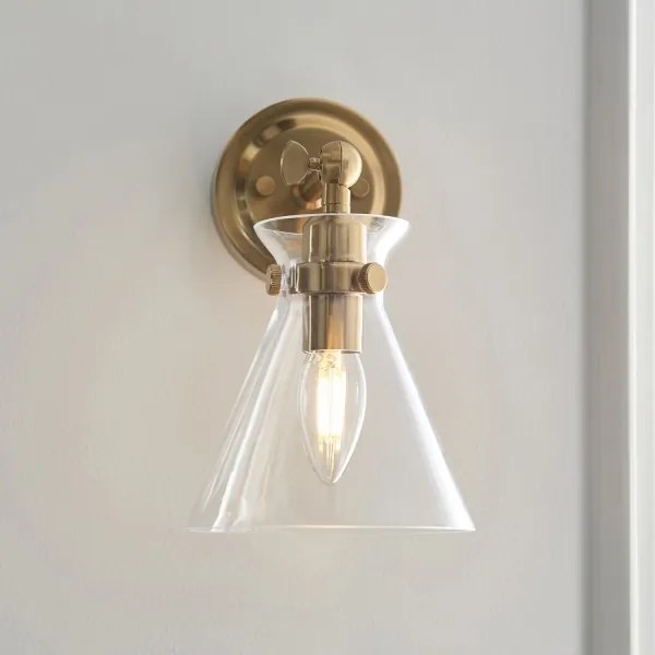 Endon 112861 - HARLOW fali spotlámpa 1xE14/7W/230V arany