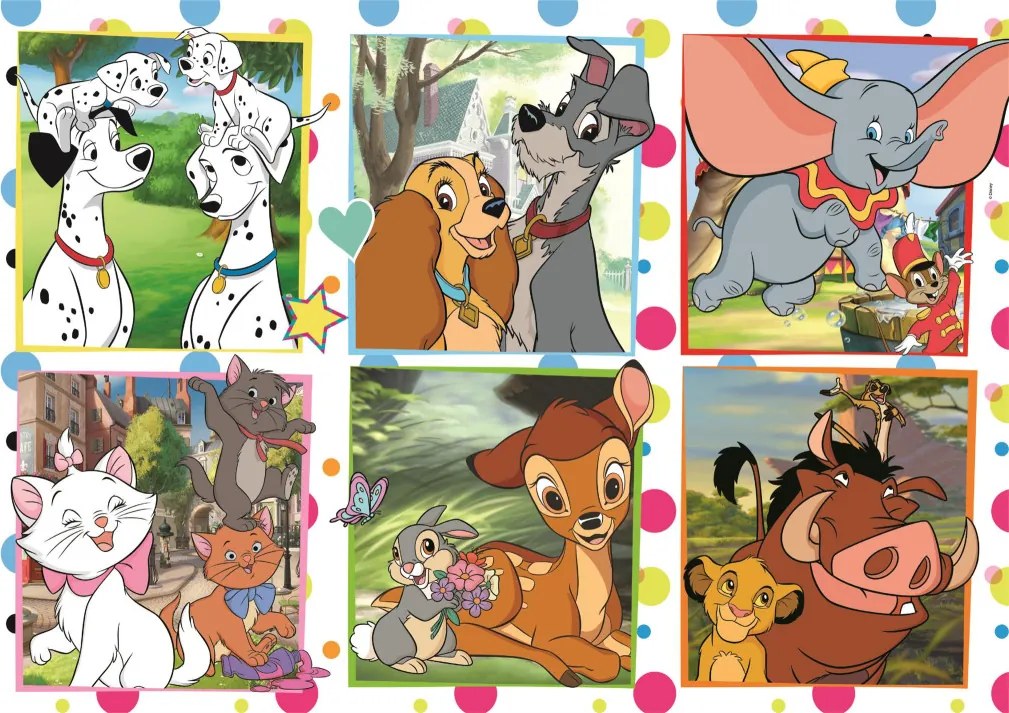 Disney Classics Moments 104 db-os maxi puzzle Clementoni