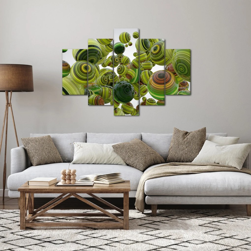Csíkos gömbök képe (150x105 cm)