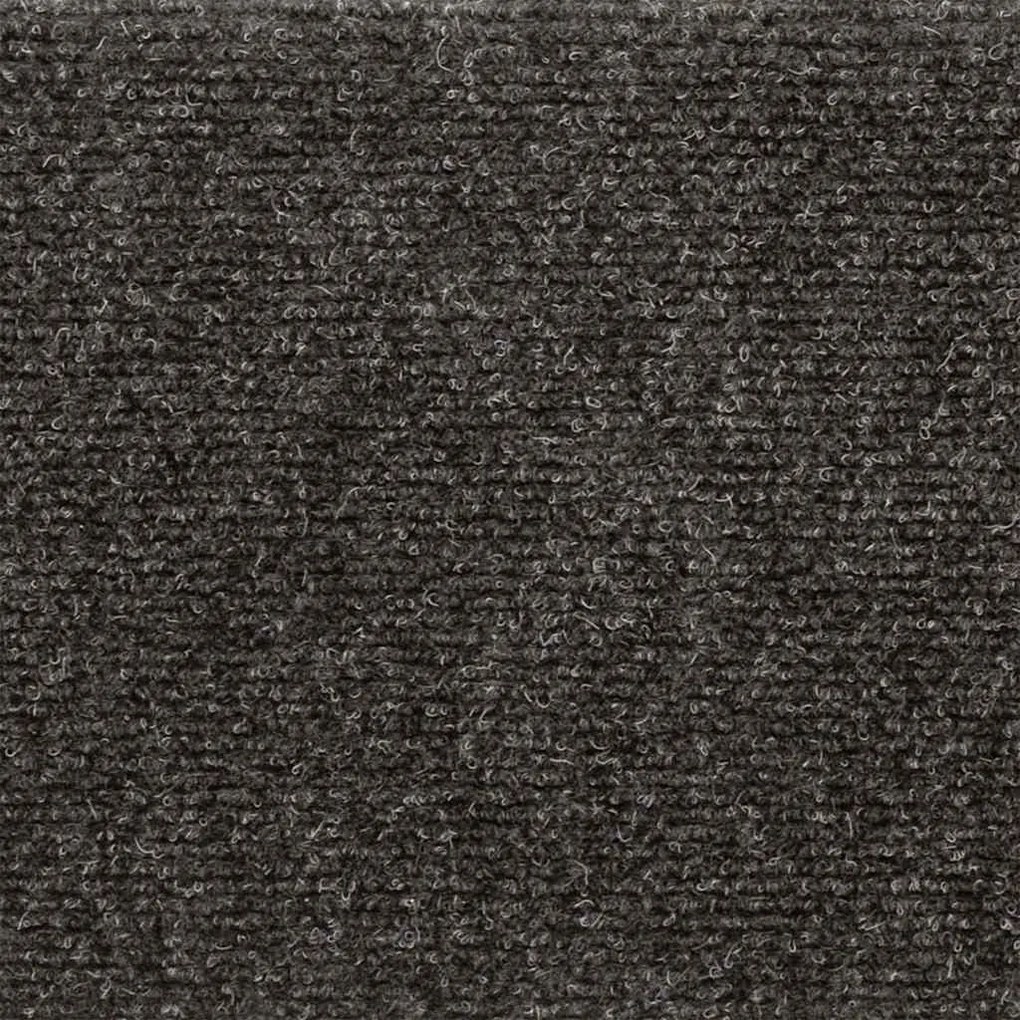 öntapadós lépcsőszőnyegek 30 db 76 x 20 cm antracitszürke téglalap alakú