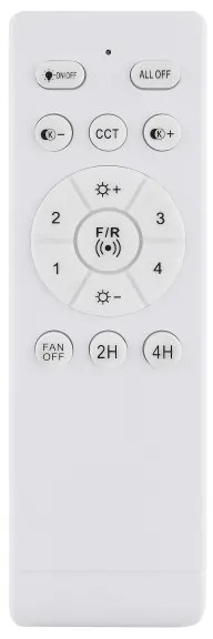 ZEVENTI - LED Dimmelhető mennyezeti ventilátor MUNDAKA LED/10W/230V barna + távirányító