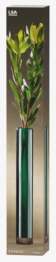 LSA International Epoque váza, h 48 cm, fényes türkiz - LSA nemzetközi