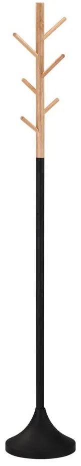 Álló fogas 176x28 cm fekete/bézs