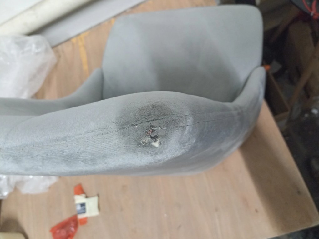 AKCIÓ Világosszürke bársony étkezőszék IMOLA II. osztály