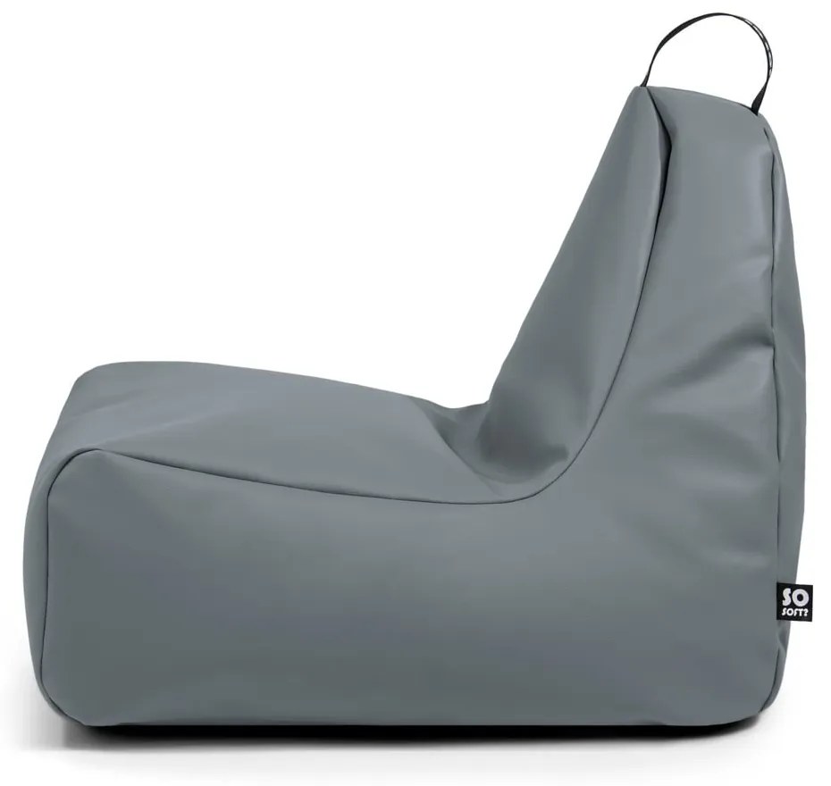 Piros bőrutánzat babzsákfotel Chill XL – So Soft?